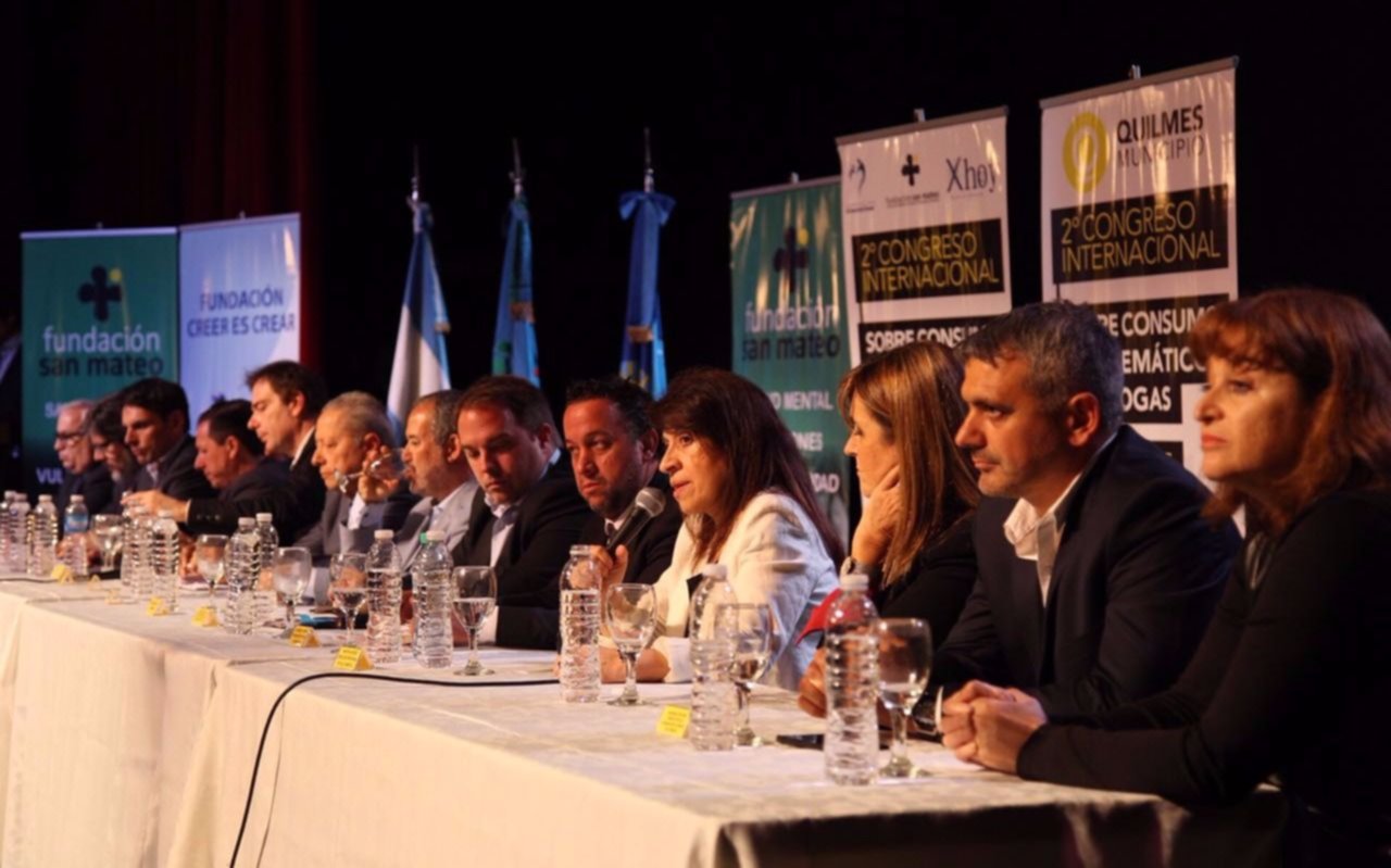 Cerró el Segundo Congreso Internacional sobre Drogas en Quilmes