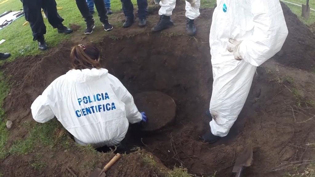Encontraron un barril enterrado en la quinta del “Pata” Medina