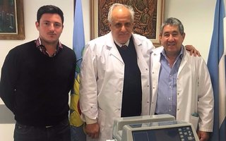 El Iriarte incorporó un desfibrilador para Pediatría