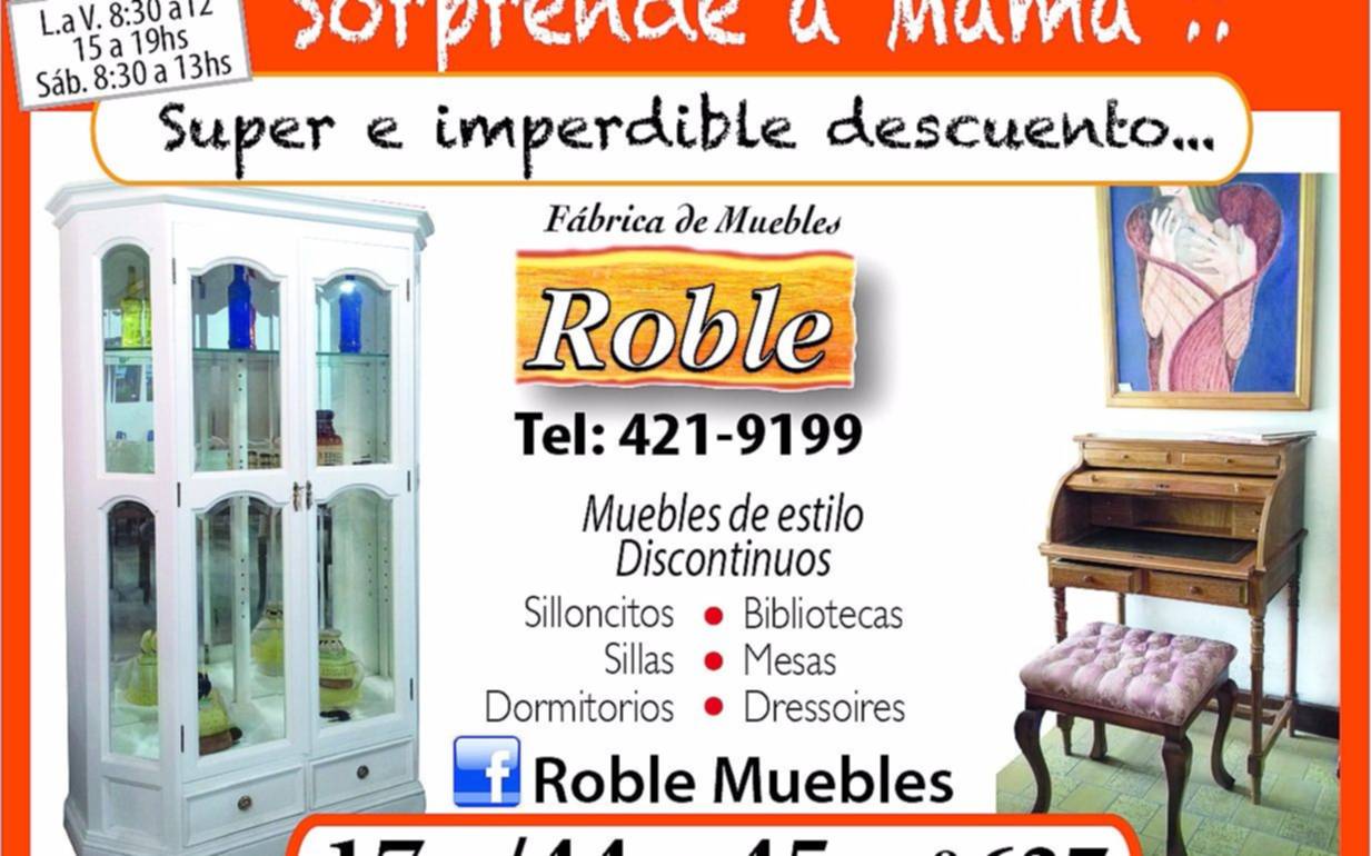 Sorprende a mamá con un regalo de Roble