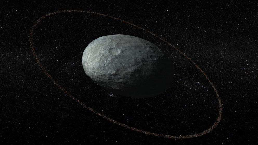 Descubren un anillo alrededor del planeta enano Haumea