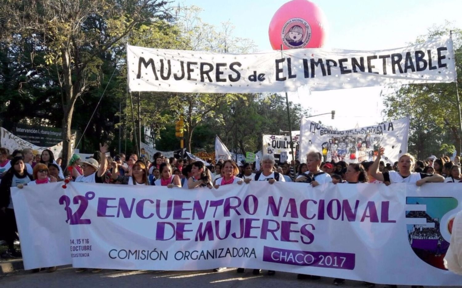 Chaco: más de 60 mil mujeres marcharon pidiendo por el aborto legal