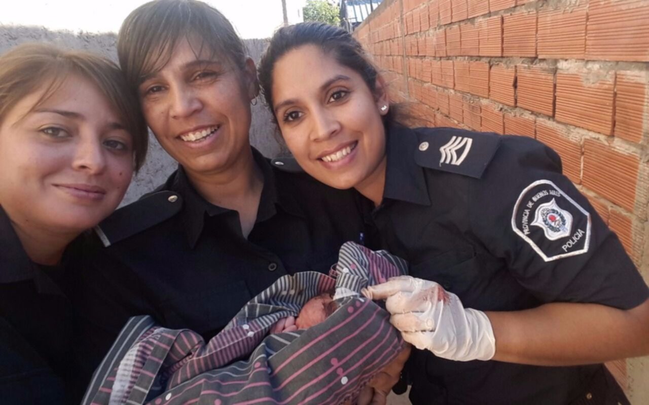 Efectivos del comando Berisso asistieron un parto