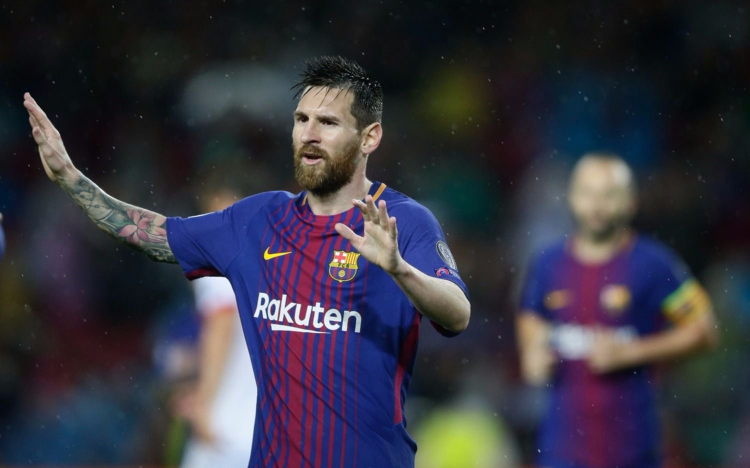 Messi llegó a 100 goles en competencias europeas en goleada del Barcelona ante Olympiacos