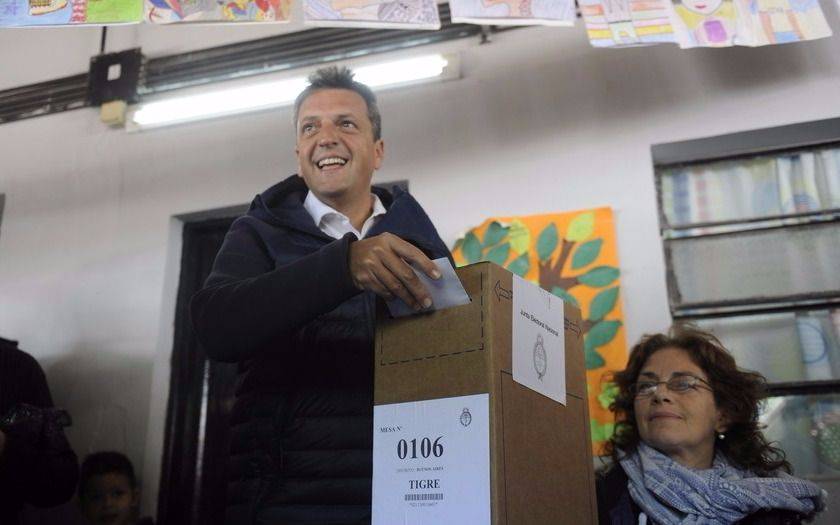 Luego de votar, Massa expresó que "Argentina necesita conocer la verdad" sobre la muerte de Maldonado