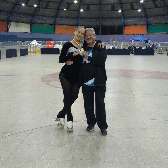 Campeona, en Patín Artístico