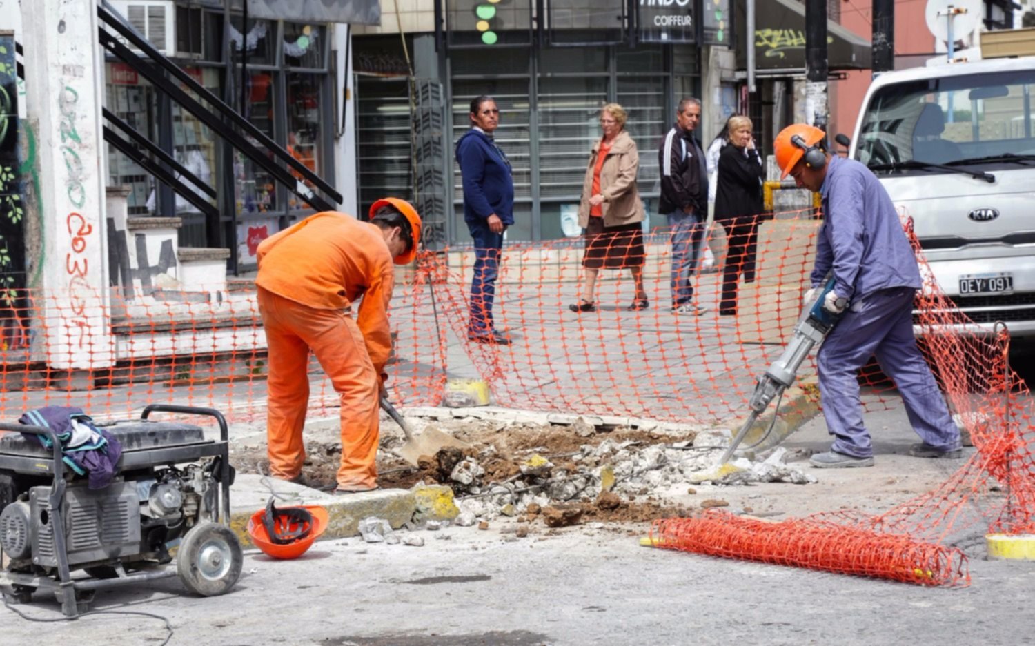 Empezó la construcción de más de mil rampas en Quilmes
