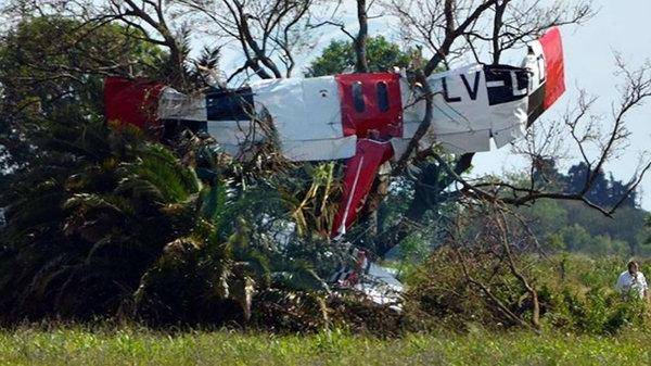 Murió un piloto en Santa Fe al caer su avioneta