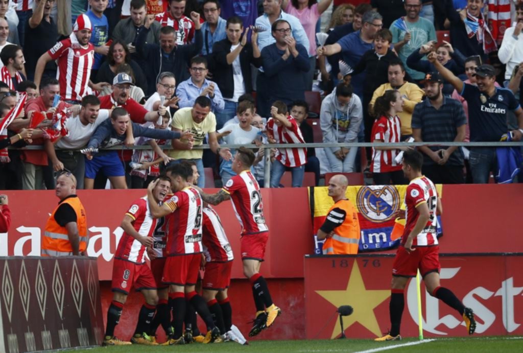 Girona dio el golpe y le ganó al Real Madrid