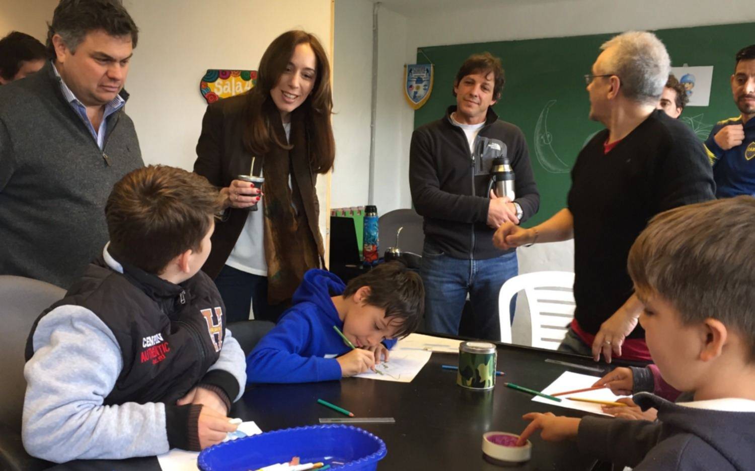 Vidal visitó una organización de apoyo a la comunidad en San Martín