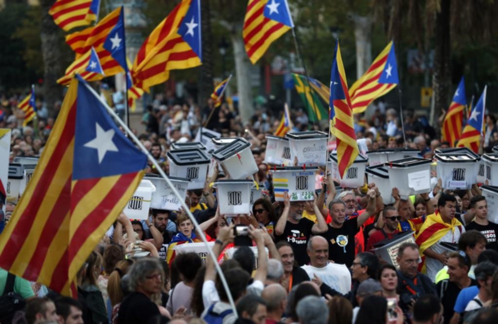 Cataluña recordó el primer año del referendo independentista