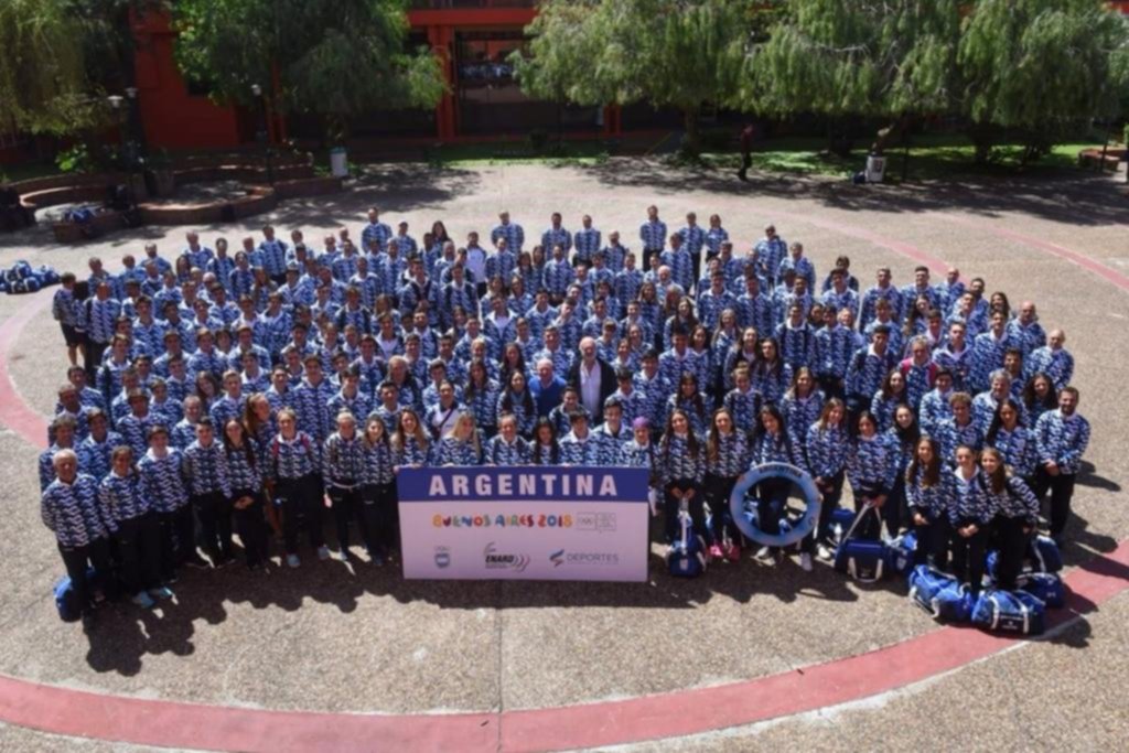 La fiesta del olimpismo comenzó a vivirse con la llegada de los deportistas