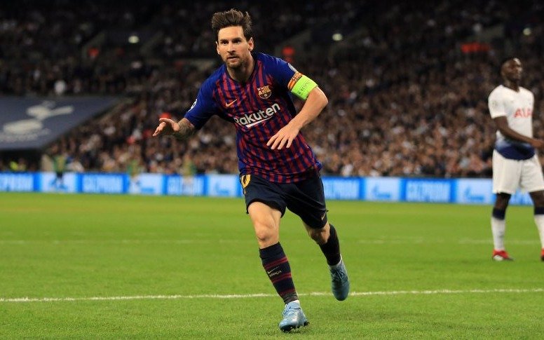 Con dos goles de Messi, Barcelona derrotó al Tottenham en Londres