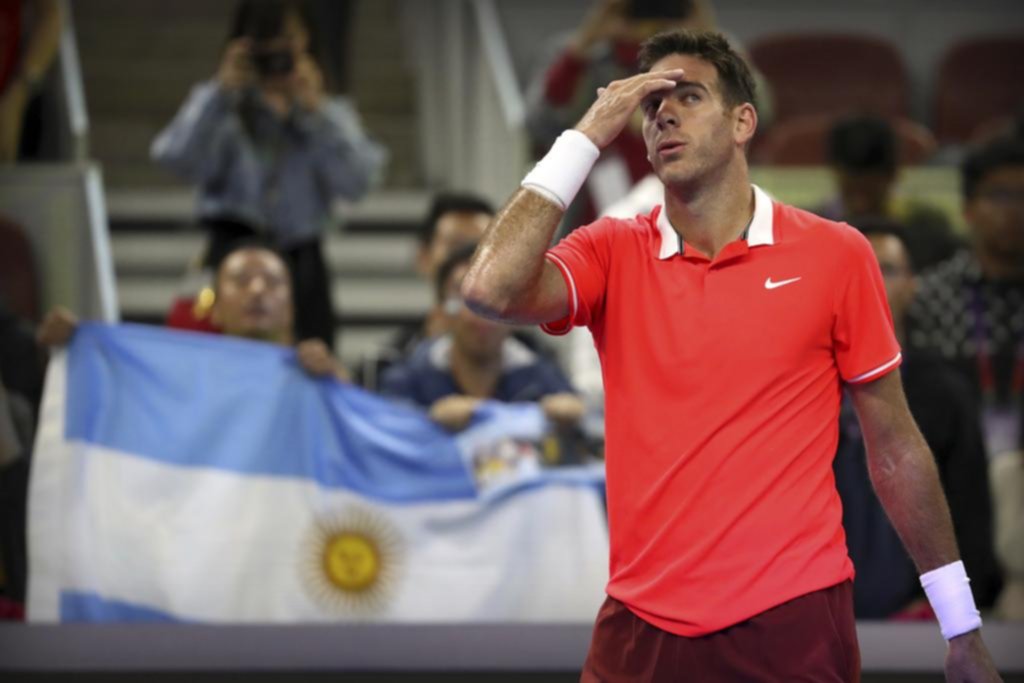Doble festejo para Del Potro, ya que clasificó a cuatros de final y al Masters ATP de Londres