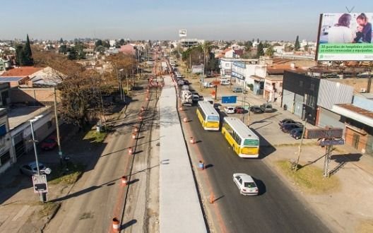 Desvío de tránsito y cambios por obra de metrobus