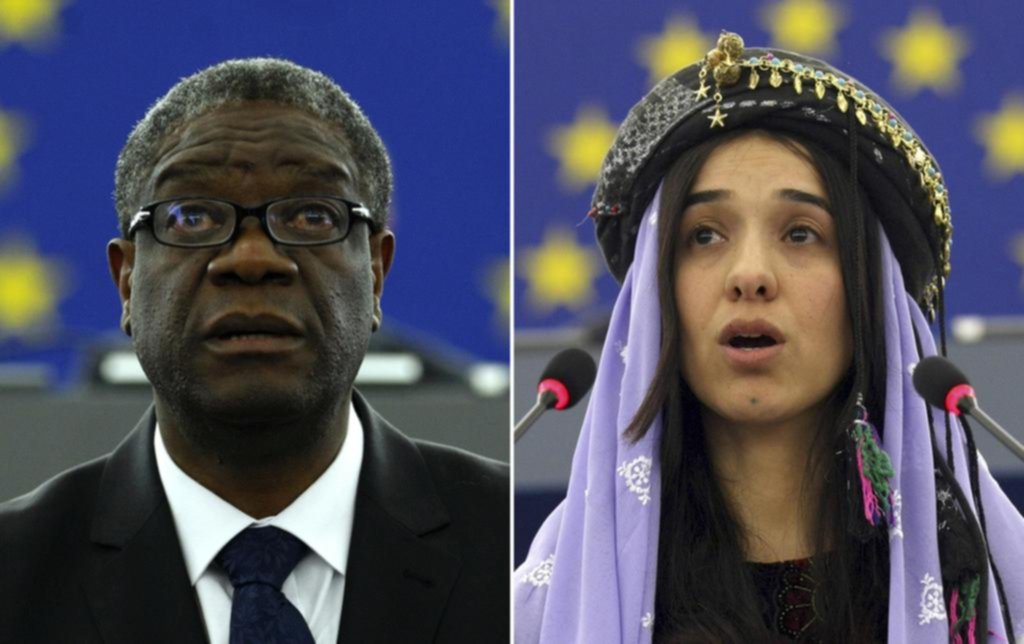 El Nobel de la Paz, para dos luchadores contra la violencia sexual en las guerras