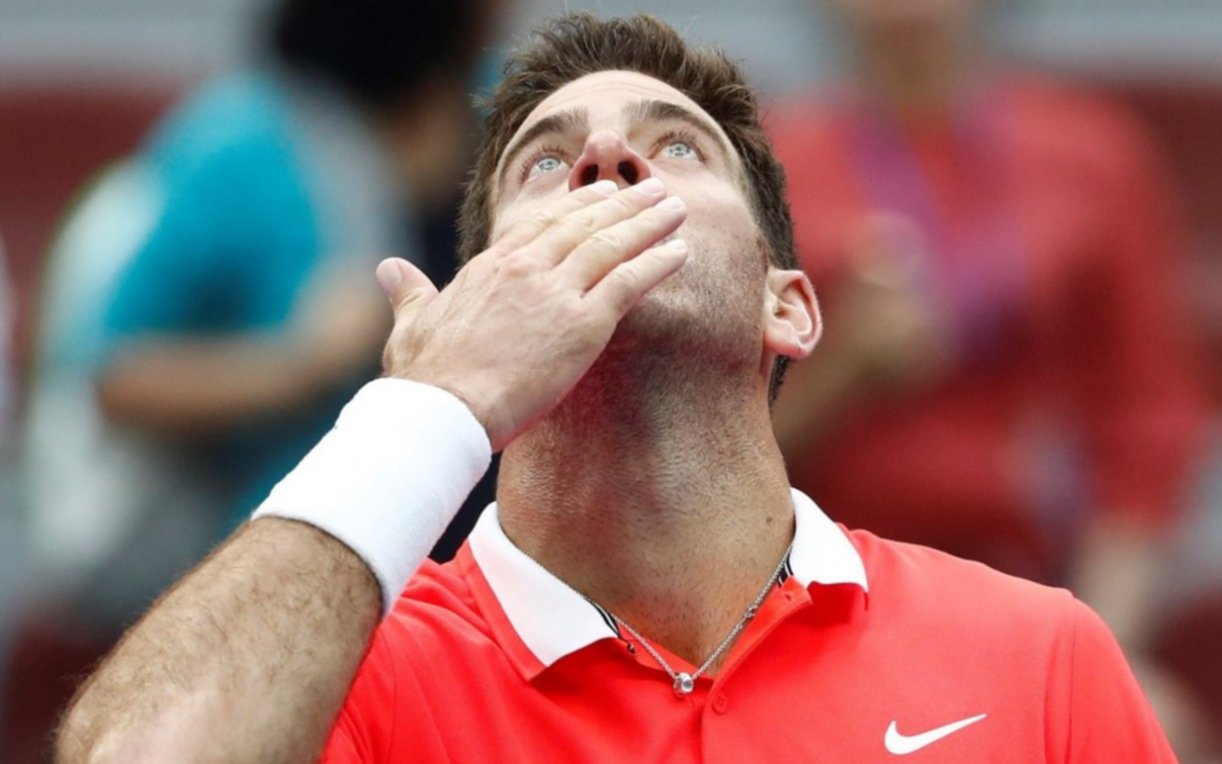 Sin jugar, Juan Martín Del Potro ya está en la final del ATP 500 de Beijing