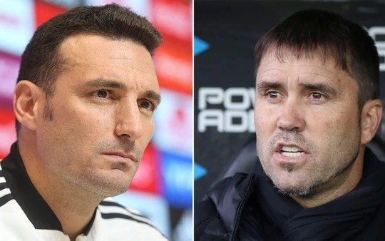 El "Chacho" Coudet no está de acuerdo con que Scaloni diriga la Selección
