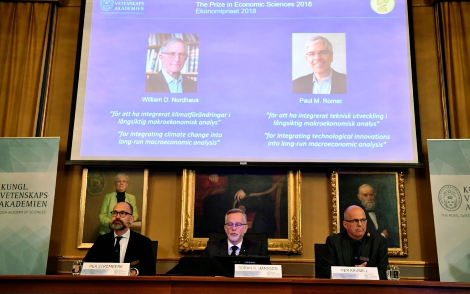 El Nobel de Economía por favorecer métodos de crecimiento sostenido y la relación con el clima