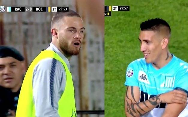 Racing-Boca: en medio de la guerra, la acusación de un jugador a otro