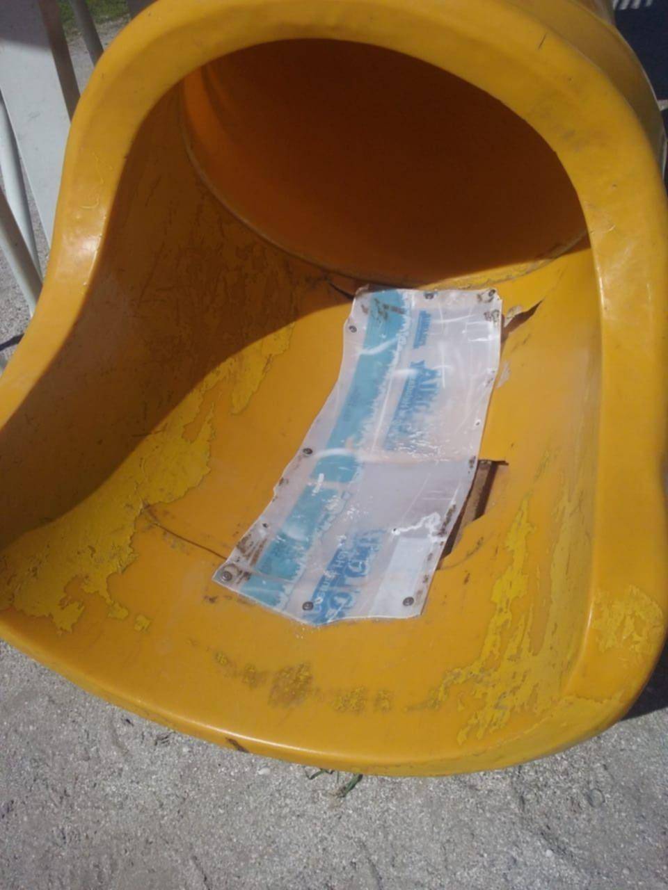 Advierten por juegos rotos en Parque Alberti