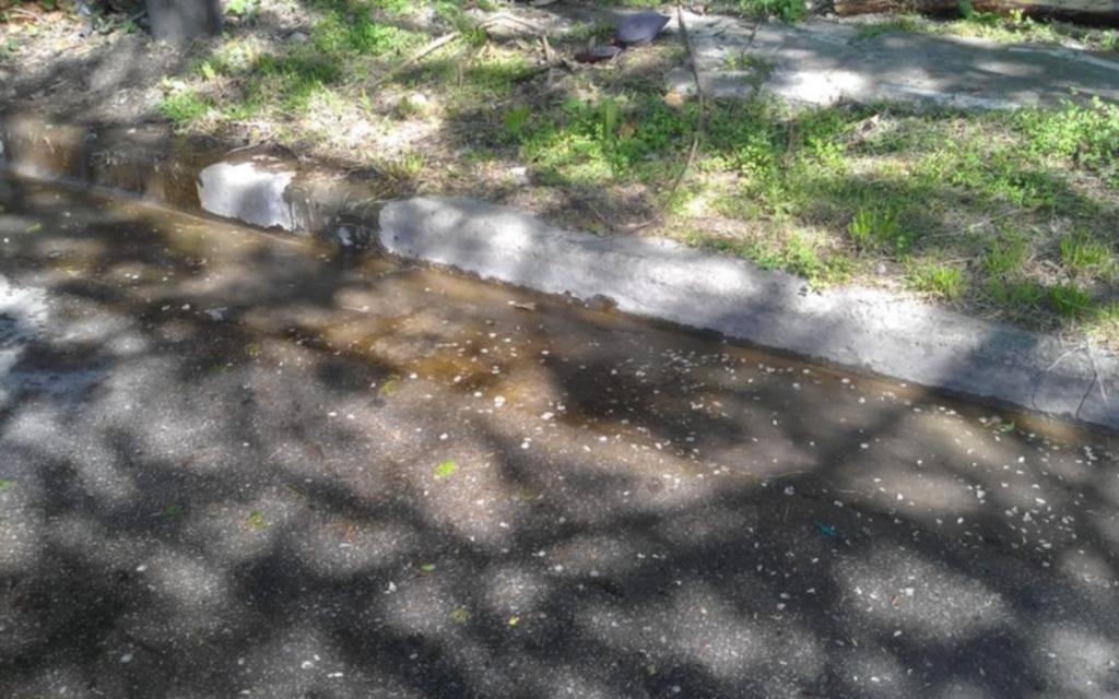Una pérdida de agua cumplió dos meses en Villa Castells