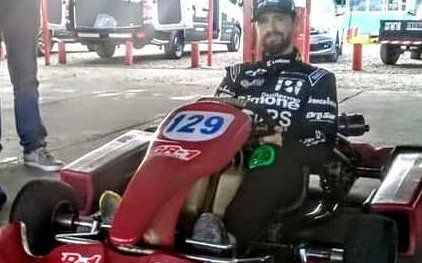 Giallombardo volvió a las pistas: piloteó un karting en Zárate