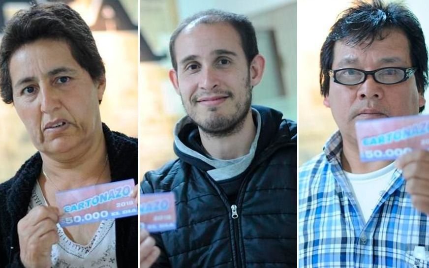 Tres ganadores del Cartonazo que repartió 200.000 pesos