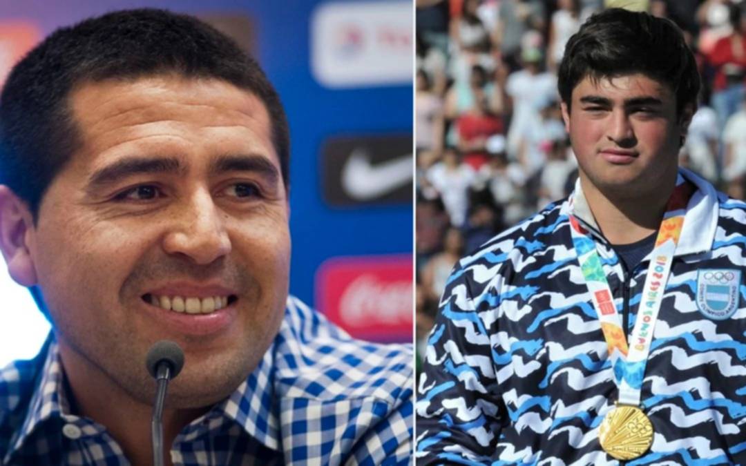 El regalo de Riquelme para uno de los ganadores del oro en los JJ.OO