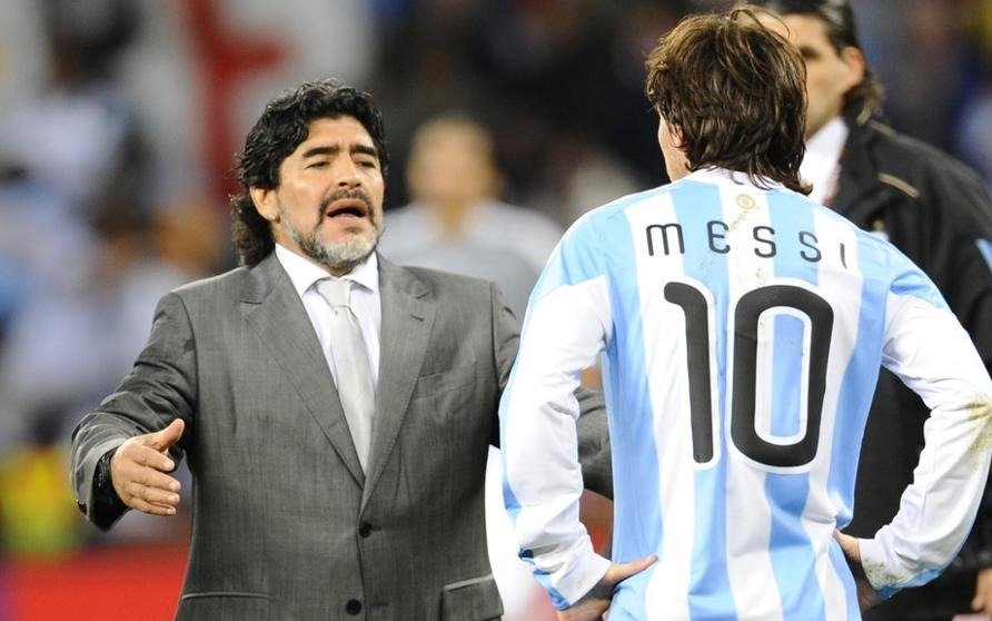 Ahora Maradona hablará con Messi para explicarle lo que quiso decir