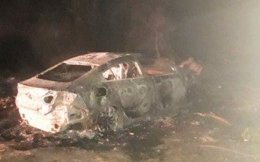Incendiaron el auto de un futbolista de Primera División