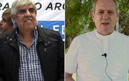 En medio de los cruces con el Gobierno, Moyano se reunió con el presidente de la Pastoral Social