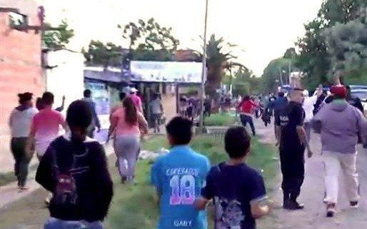 Hubo incidentes tras la aparición del cuerpo de Sheila Ayala