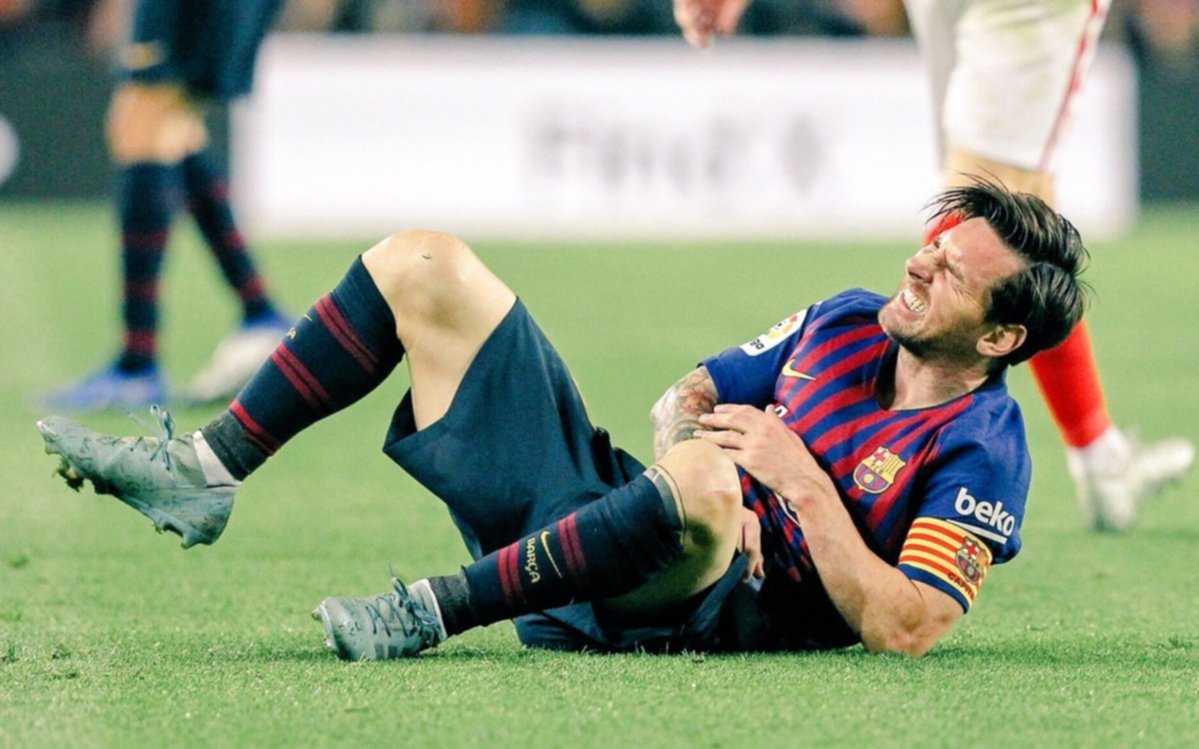 VIDEO: Así fue el momento en el que Messi se rompió el radio del brazo derecho