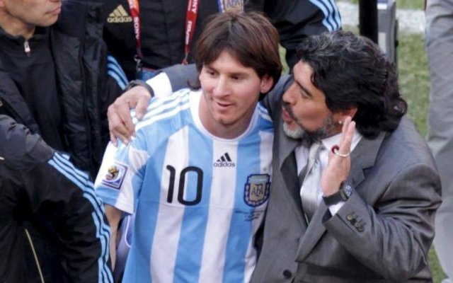 Maradona: " La amistad que tengo con Messi es más grande que todo lo que pueden escribir"