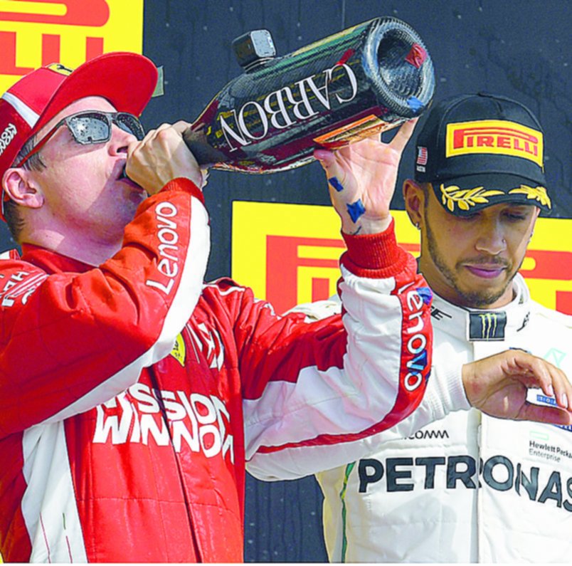 Raikkonen ganó tras 113 carreras y postergó el festejo de Hamilton