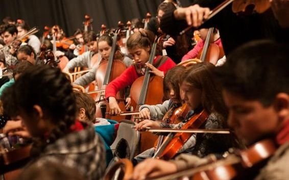 Orquesta del bicentenario en el Museo de artes plásticas