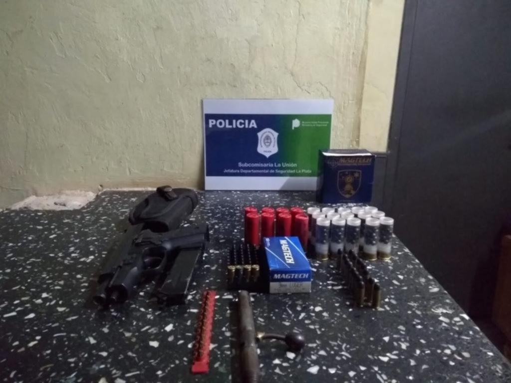 Allanamiento y captura por balear una casa