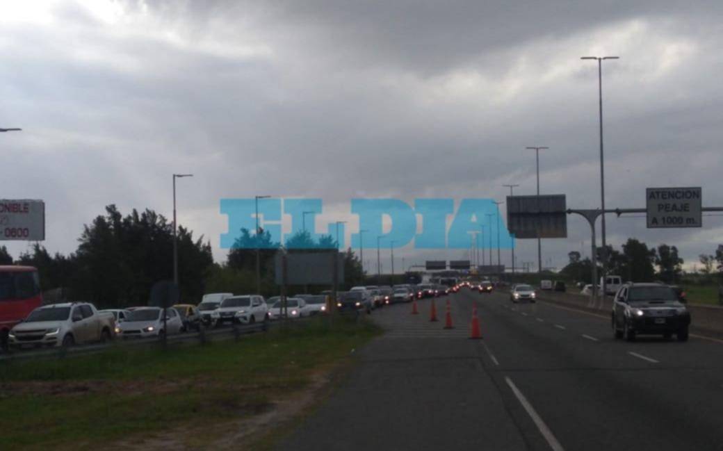 Autopista: demoras en el ingreso al Ramal Gutiérrez