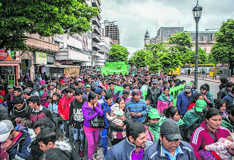 Idas, venidas y caos en el Centro por las marchas