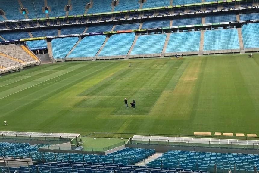 Pese a la preocupación, el Arena Do Gremio mejora y estará óptimo para el martes