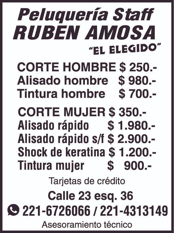 Renová tu look en Staff Amosa