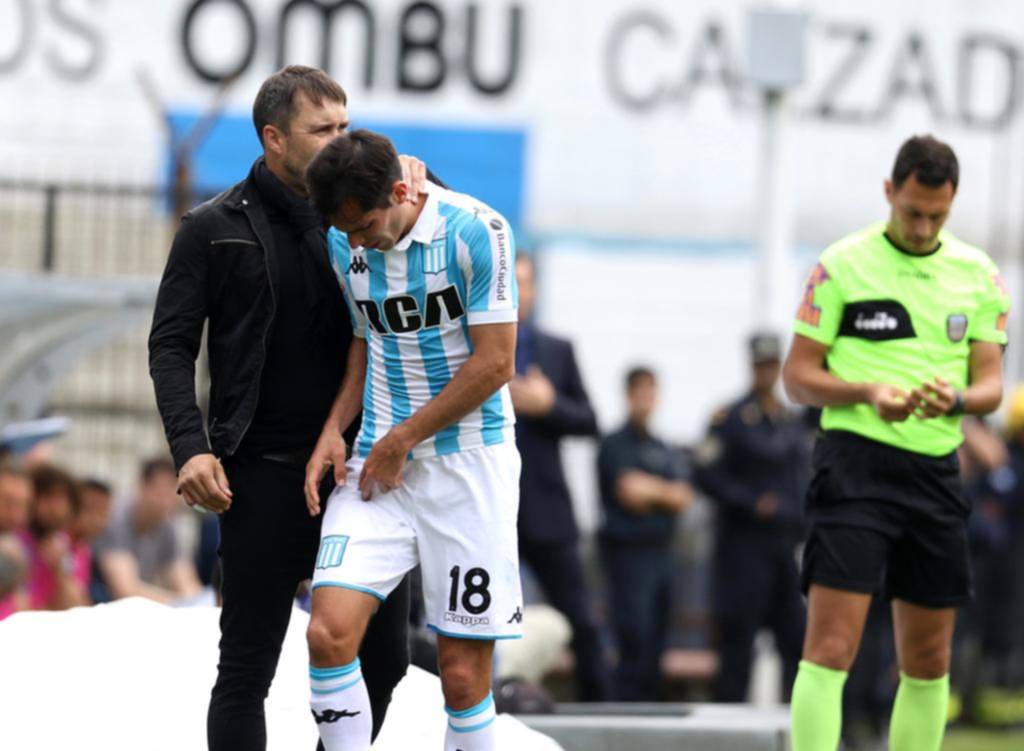 Augusto Solari, baja en Racing por un desgarro