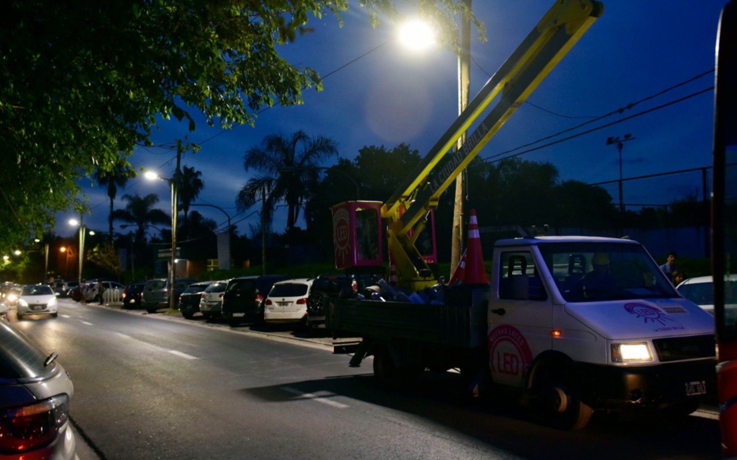 Avanza el plan de instalación de luces LED en la Ciudad