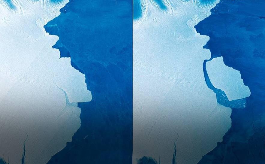Un iceberg a la deriva grande como 8 ciudades de La Plata