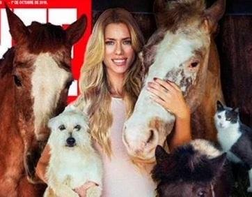 Nicole, rodeada de sus animales, dijo que se siente una “luchadora”
