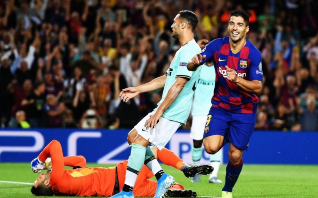 Con dos goles de Luis Suárez, el Barcelona se lo dio vuelta al Inter