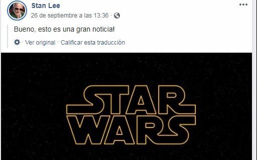 Bronca de los fans de Stan Lee porque Disney usa sus redes para promocionar películas