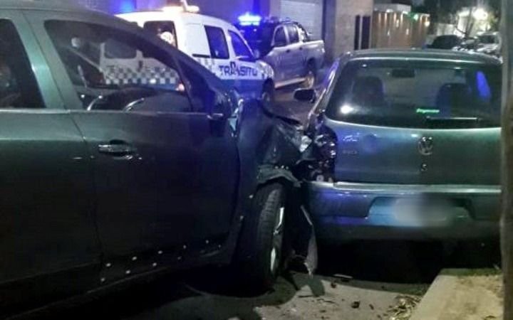 Ernestina Pais chocó, se fue caminando y se armó un revuelo por el control de alcoholemia
