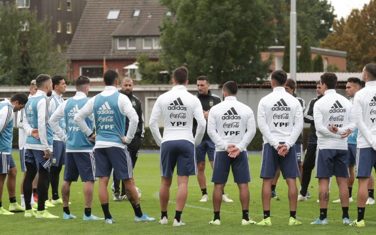 La Selección argentina se entrenó en Dortmund